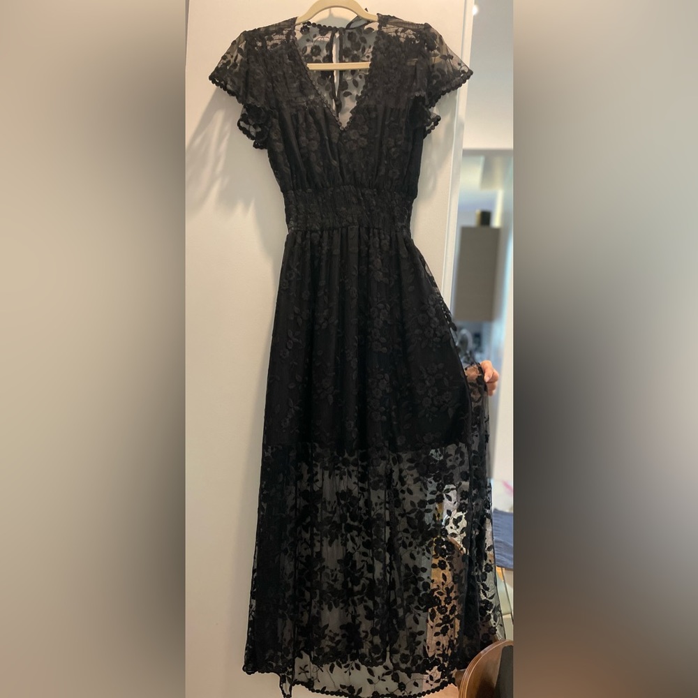 Kooples Net Black Dress size 2
